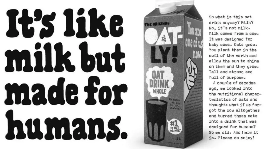 Jak mleko ale dla ludzi – ochrona sloganów na przykładzie sprawy Oatly